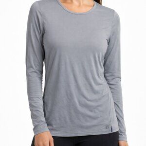 HangTen Costal Swim Days T-Shirt Women's Size S Periwinkle Swim/UPF 50+ Top